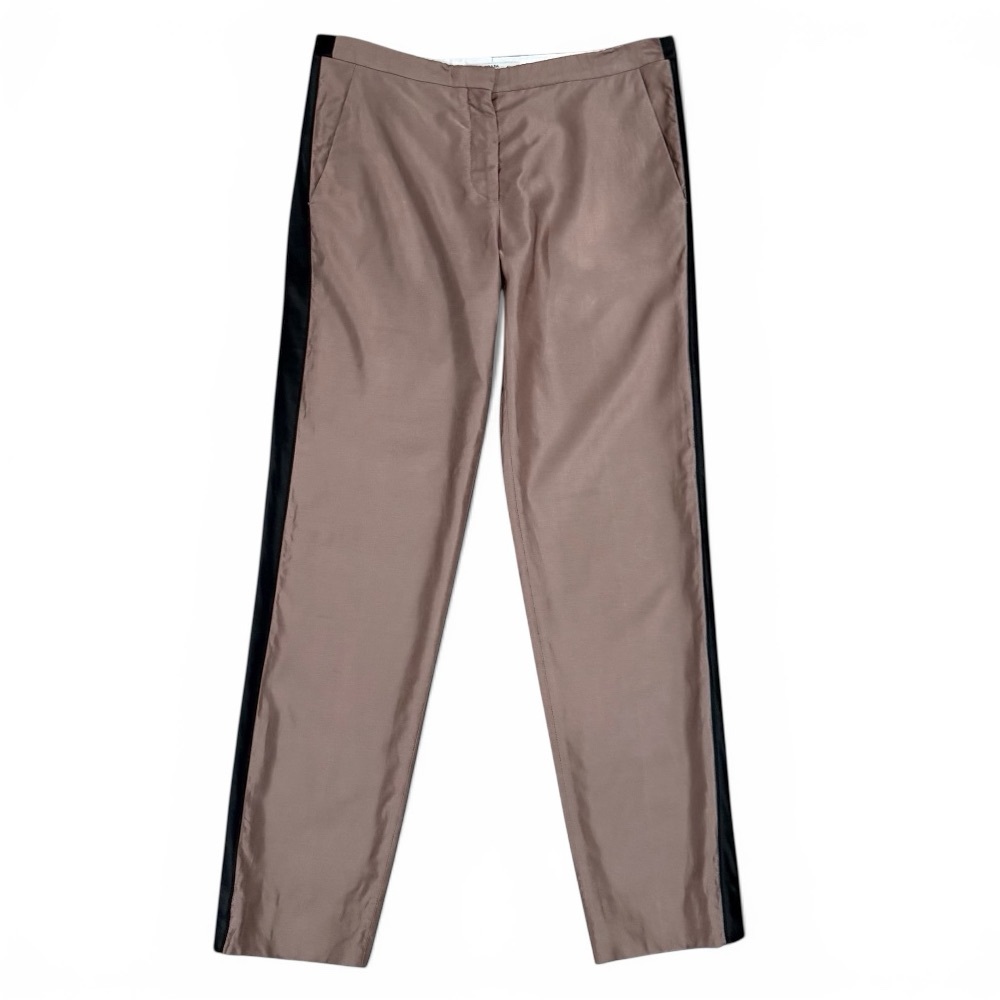 PRADA Authentic Contrast-Panel Straight Trousers Size M (EUR 40)